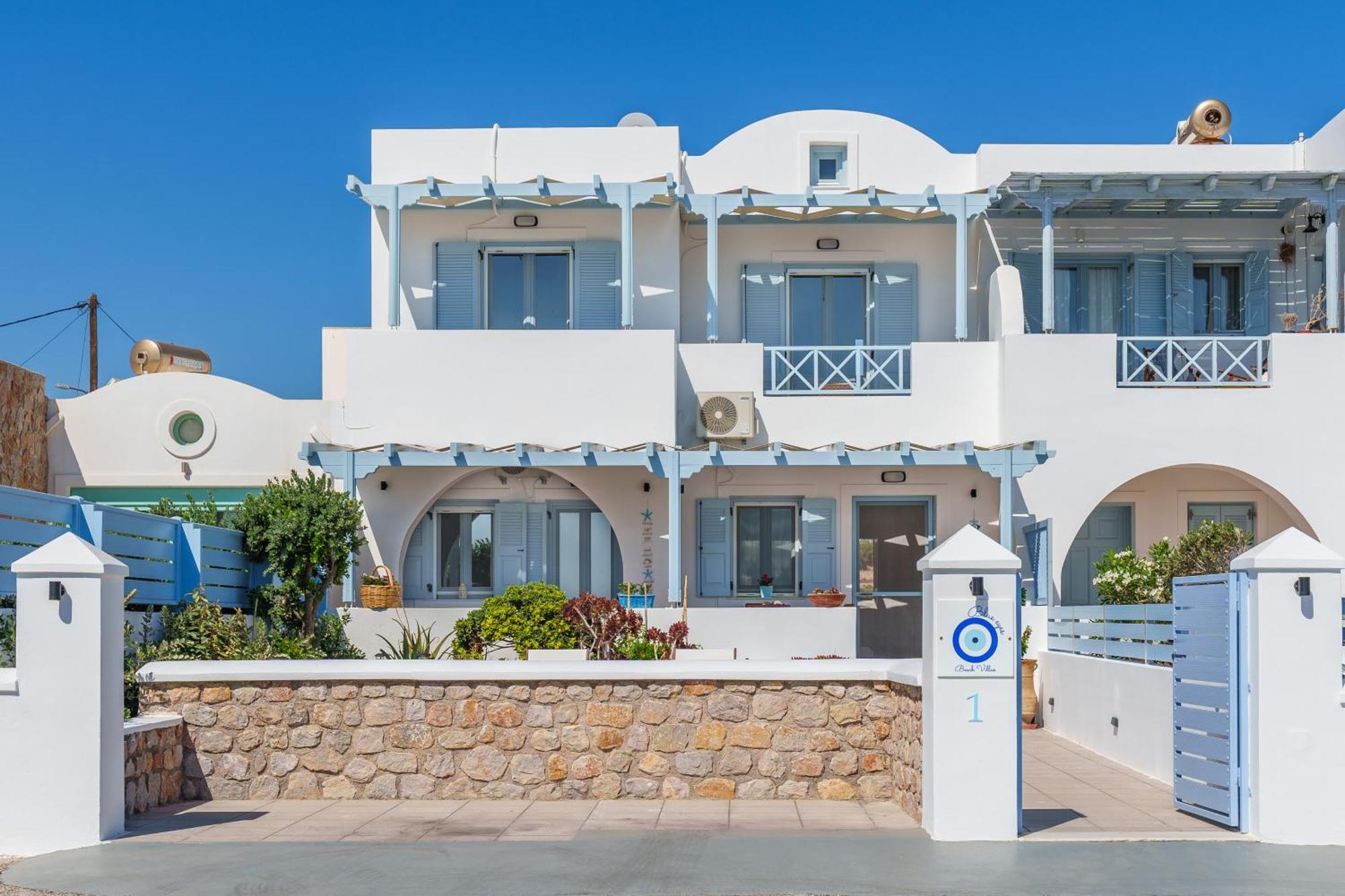 Blue Eyes Beach Villas Monólithos Exterior foto