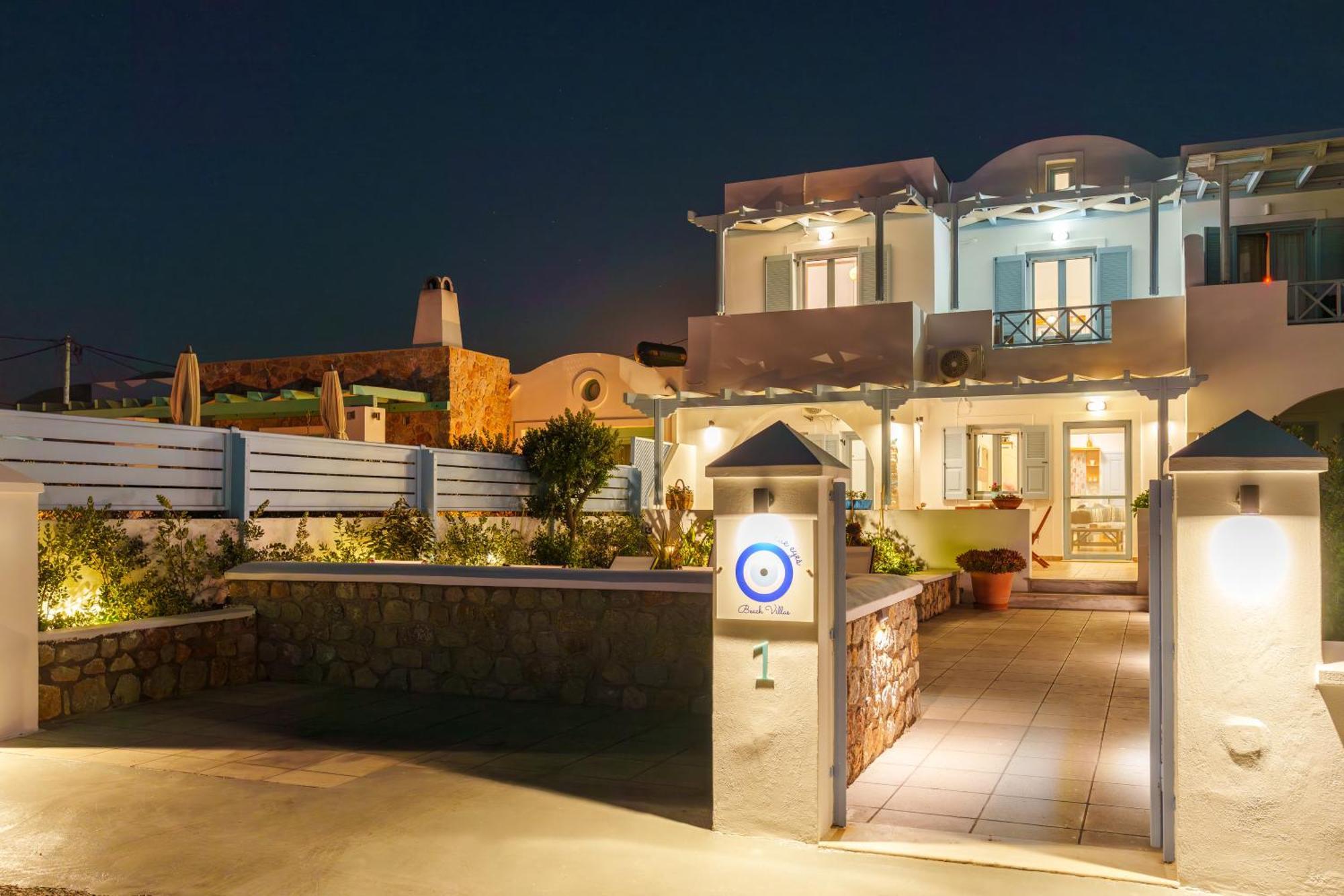Blue Eyes Beach Villas Monólithos Exterior foto